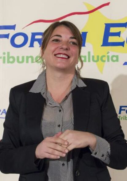 La consejera de Fomento y Vivienda, Elena Cortés, este lunes.