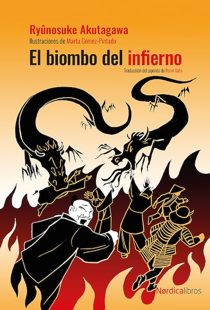 Portada de ‘El biombo del Infierno’, de Ryunosuke Akutagawa.