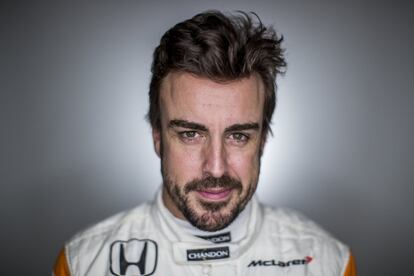 El piloto español Fernando Alonso de McLaren Honda.