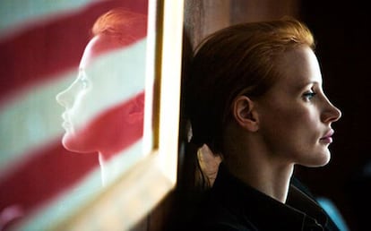 Jessica Chastain, en un fotograma de la pel&iacute;cula &#039;La noche m&aacute;s oscura&#039;.