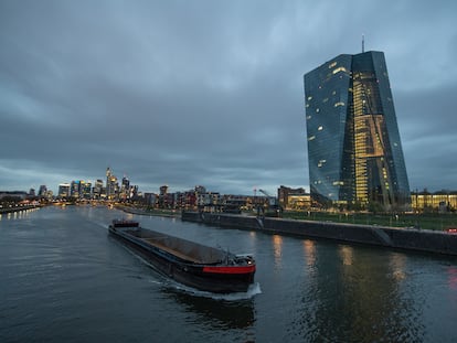 Vista del Banco Central Europeo, en Fráncfort.