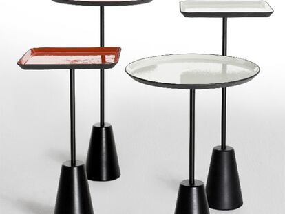 Juego de mesas de apoyo de la colección<i> Spot, </i>del británico Tom Dixon.