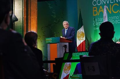 AMLO en la clausura de la 84ª Convención Bancaria