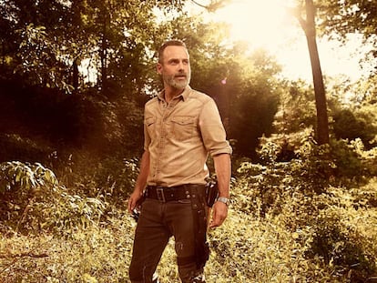 Andrew Lincoln en la novena temporada de 'The Walking Dead'.