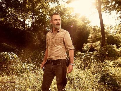 Andrew Lincoln en la novena temporada de 'The Walking Dead'.