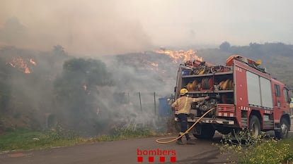 Incendio Portbou