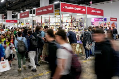 Un aspecto del Salón del Comic de Barcelona.. EFE/Enric Fontcuberta.
