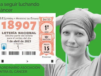 Este sábado 1 de abril se celebra el Sorteo Extraordinario de Lotería Nacional de la Asociación Española contra en cáncer