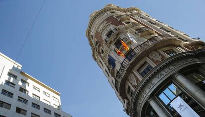 La sede de Caixabank en Valencia.