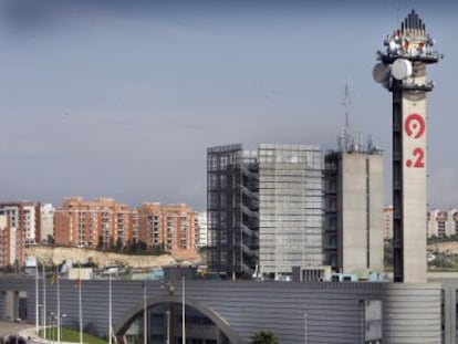 Imagen del Centre de Producci&oacute; de Canal 9 en Burjassot.