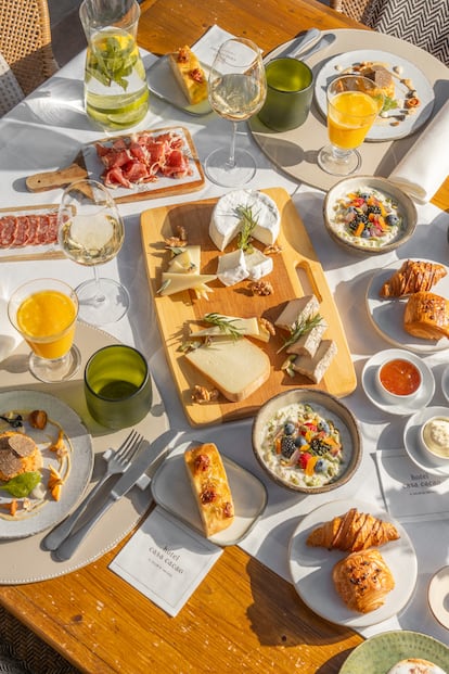 Part of the Breakfast of the Casa Cacao hotel.