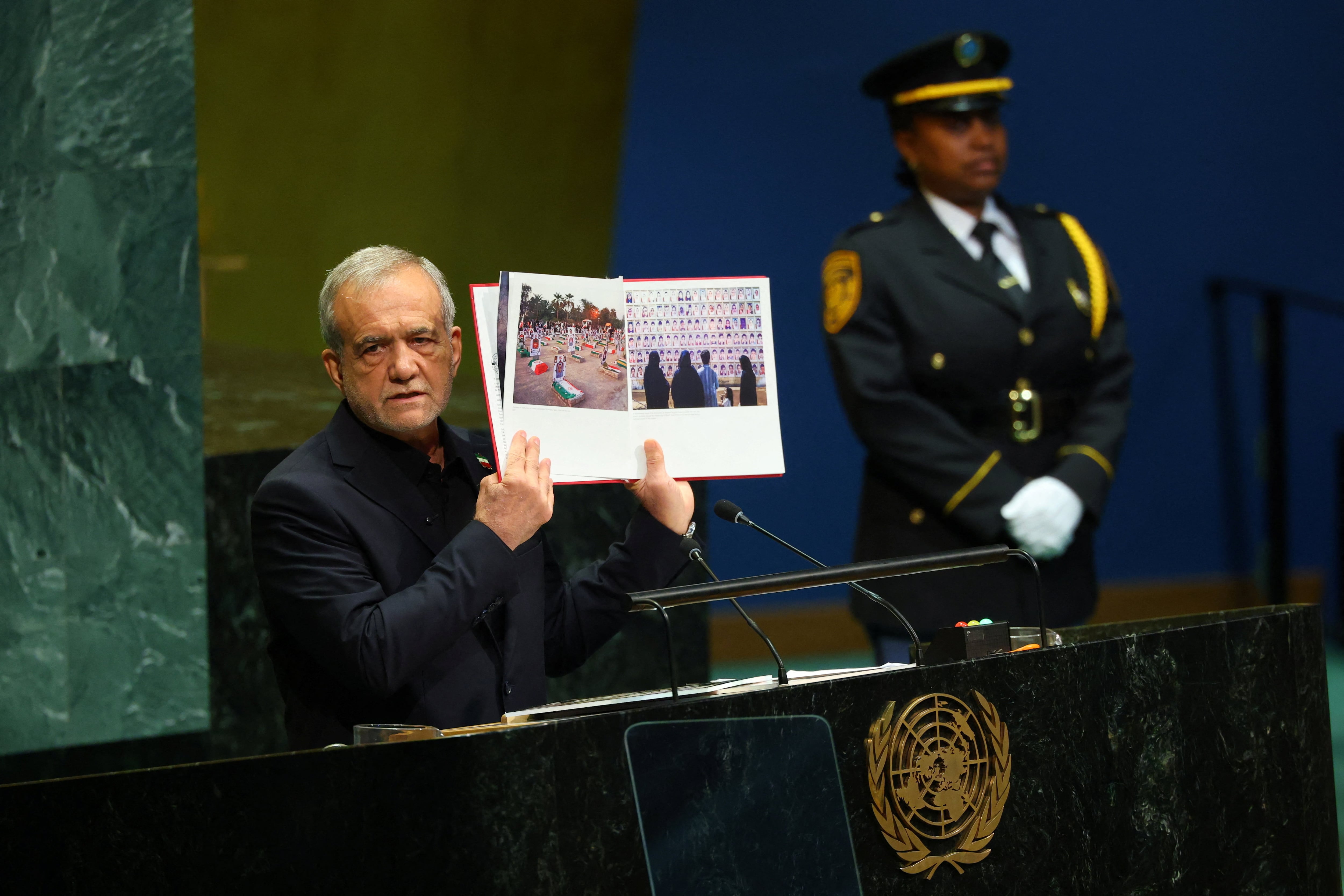 Últimas noticias de la Asamblea General de la ONU, en directo | El presidente de Irán responde a Trump: “Hemos sido las víctimas del terrorismo”
