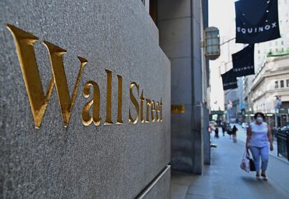 Imagen de Wall Street, en Nueva York, el 29 de junio.