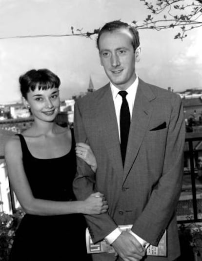 Audrey Hepburn y James Hanson, en 1952.