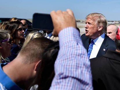 Donald Trump en Kansas City.