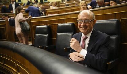 El ministro de Hacienda, Crtistóbal Montoro.