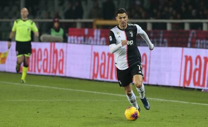 Cristiano Ronaldo, en el Torino-Juventus del pasado sábado.