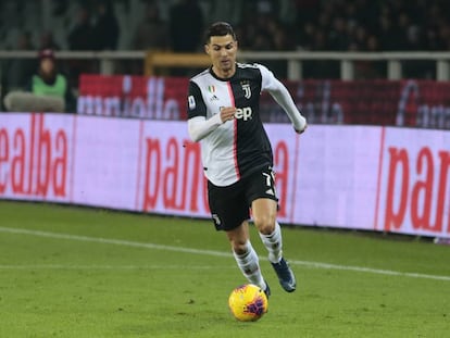 Cristiano Ronaldo, en el Torino-Juventus del pasado sábado.