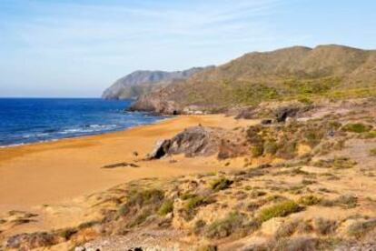 Playa Negrete, Cartagena, Murcia.