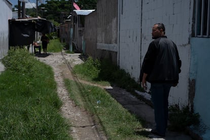 Marvin Reyes, presidente del Sindicato de Trabajadores de la Policía Nacionala Civil,