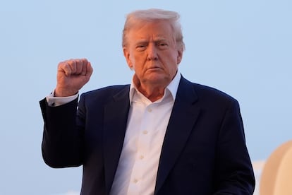 Donald Trump en Maryland, el 4 de mayo de 2025.
