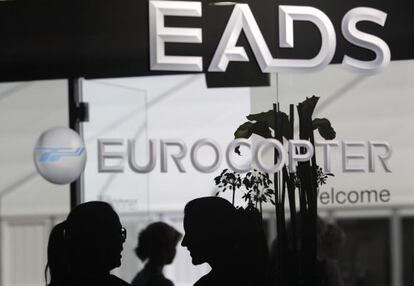 Imagen del expositor de EADS en la feria de Berl&iacute;n.