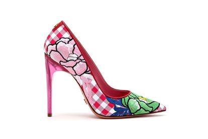 Zapato estampado de Blumarine. 