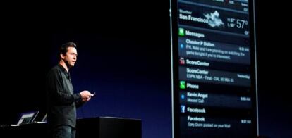 Scott Forstall, vicepresidente de software del iPhone en Apple
