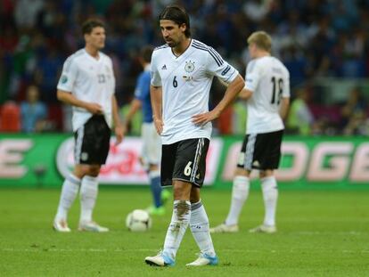 Khedira, durante la semifinal de la Eurocopa ante Italia