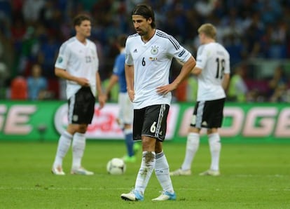 Khedira, durante la semifinal de la Eurocopa ante Italia