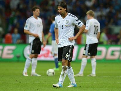 Khedira, durante la semifinal de la Eurocopa ante Italia