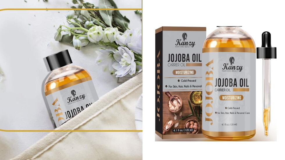Aceite de jojoba superventas en Amazon: recipiente de 120 ml.