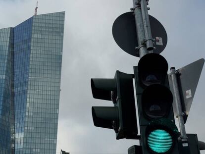 Sede del Banco Central Europeo (BCE), en Fráncfort, Alemania.