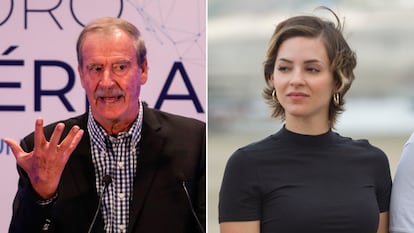 Vicente Fox y Mariana Rodríguez.