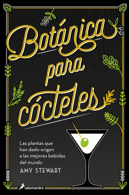 Portada del libro 'Botánica para cócteles' editado por Salamandra.