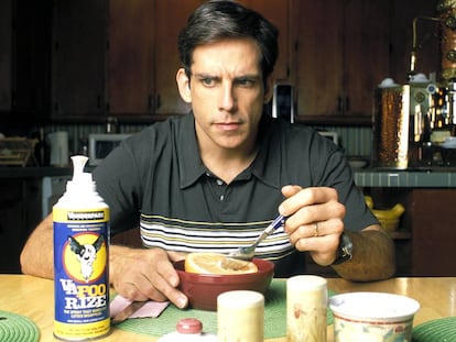 Ben Stiller tratando de hacer una dieta sana en la película 'Envidia', dirigida por Barry Levinson en 2004.