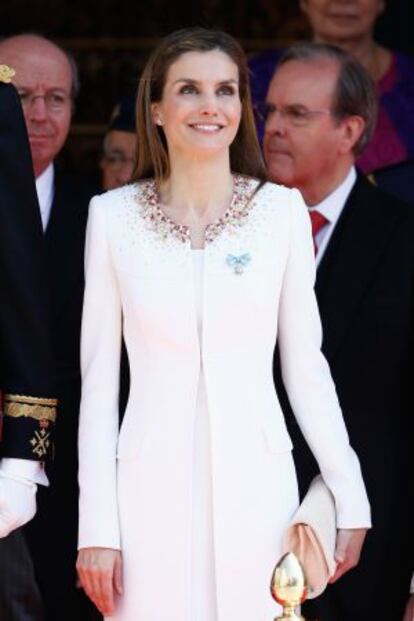 La reina Letizia, el jueves.