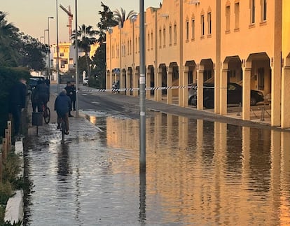 Inundaciones causadas por un temporal de levante en Vera (Almería), imágenes cedidas por los vecinos de la localidad