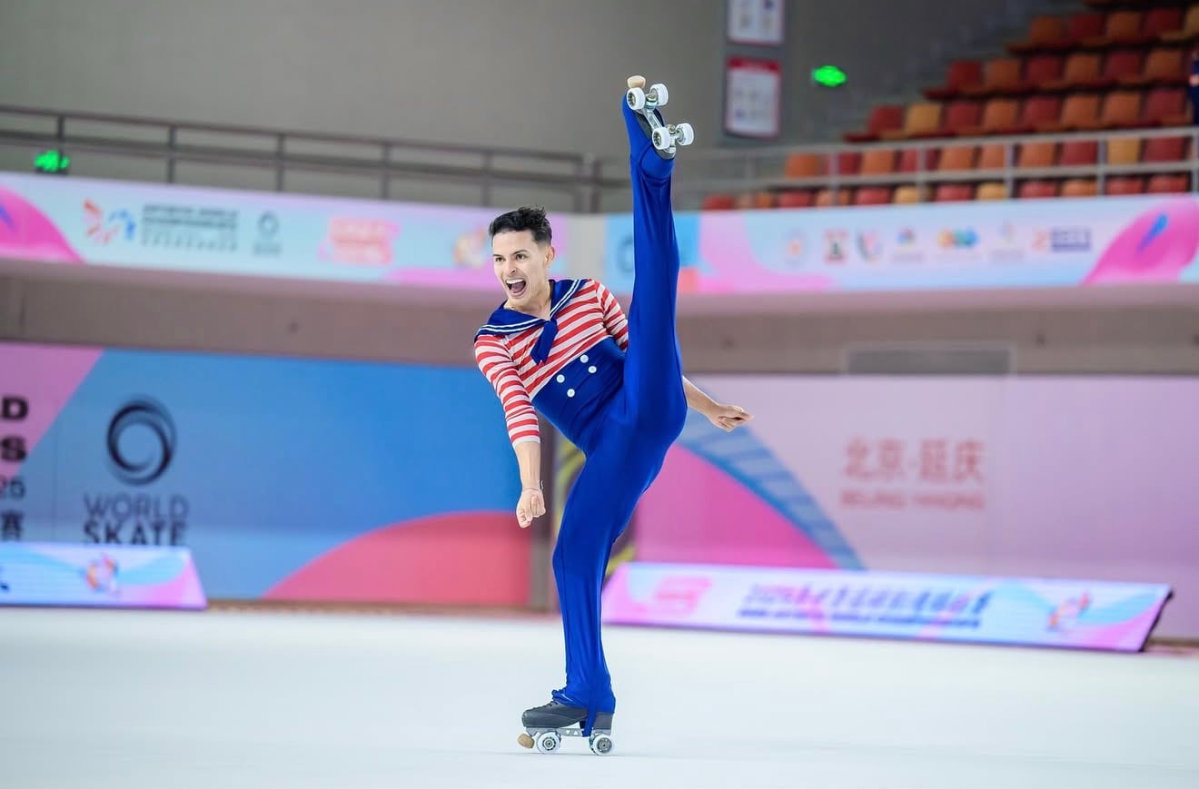 Brayan Carreño, el bailarín de salsa que conquistó el mundo del patinaje artístico