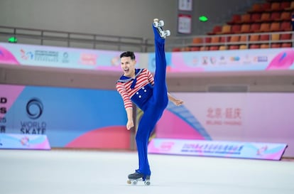 Brayan Carreño, en Pekín (China).