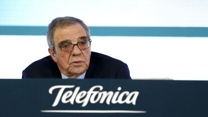 El presidente de Telef&oacute;nica, C&eacute;sar Alierta.