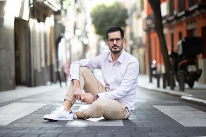 José Luis Sastre, autor de la novela 'Las frases robadas', el 6 de septiembre en Madrid.