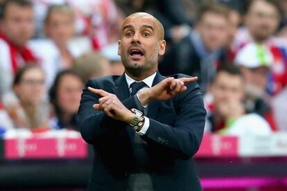 Pep Guardiola, entrenador del Bayern.