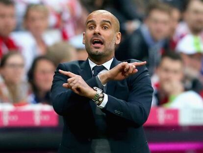 Pep Guardiola, entrenador del Bayern.