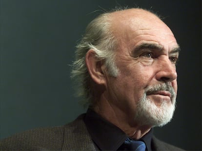 Sean Connery en un encuentro con la prensa en el National Press Club, en 2001 en Washington, DC.