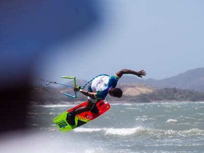 Lorenzo Calcaño, uno de los participantes del GKA Freestyle World Cup, celebrado en Colombia por primera vez.