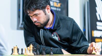 Hikaru Nakamura, hace un año durante el torneo 9XL (ajedrez 960) en San Luis (Misuri, EEUU)
