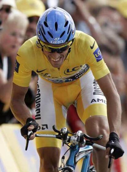 Contador, en el Tour.