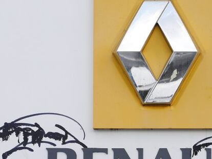 Logotipo del constructor franc&eacute;s de autom&oacute;viles Renault. 