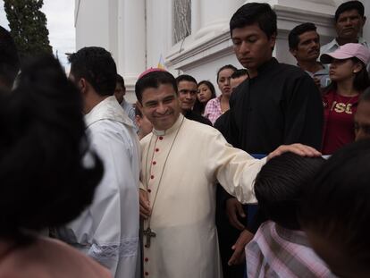 Rolando Álvarez en su ciudad natal, Matagalpa (Nicaragua), en una fotografía de 2021.